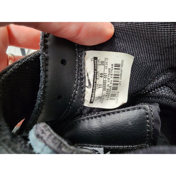 Nike Wrestling 366683-001 Men’s SZ 12 Shoes Black Lace Up & Strap - Picture 9 of 10